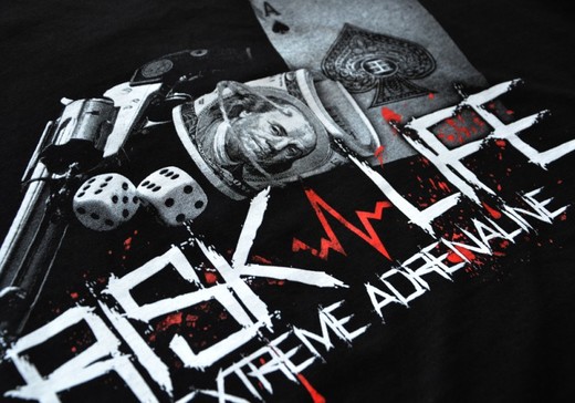 Extreme Adrenaline T-Shirt &quot;There is risk is fun!&quot;