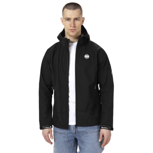 PIT BULL "Rockfish II" Hooded Softshell Jacket - Black