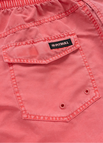 PIT BULL &quot;BALFOUR&quot; men&#39;s swimming shorts - salmon