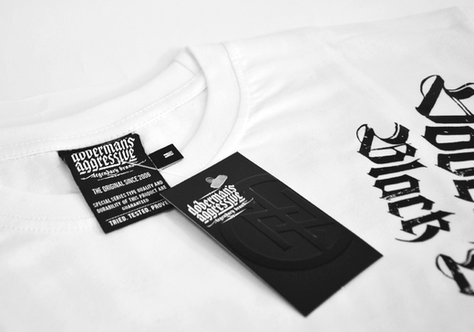 Koszulka T-shirt Dobermans Aggressive "Black Devil II TS198" - biała