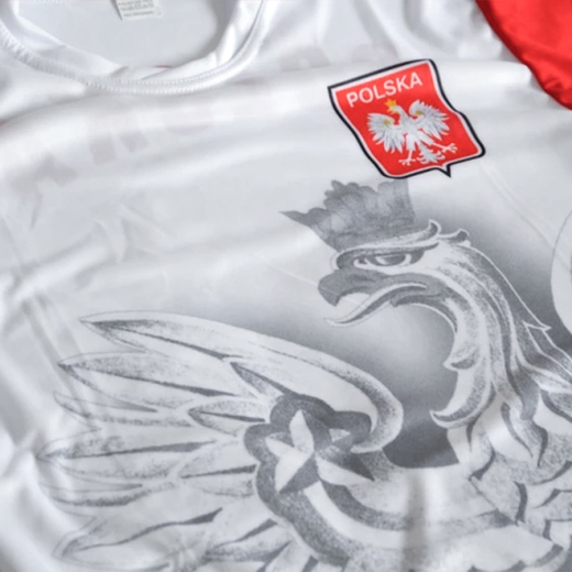 "Polska" football shirt - white