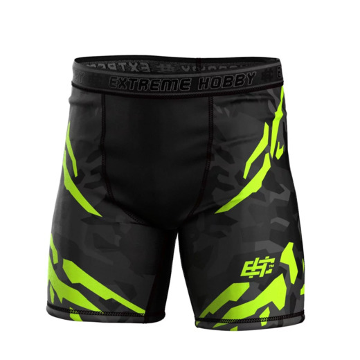 Vale Tudo Extreme Hobby Shorts | BLACK PANTHER - black/lime