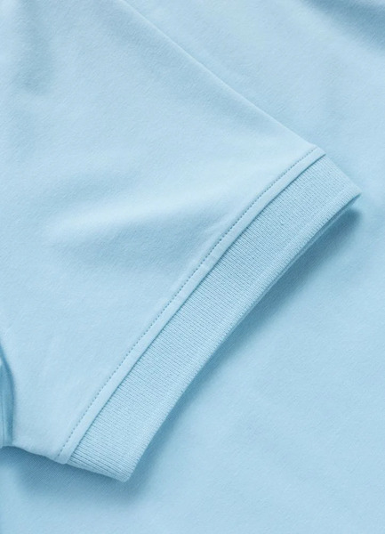 PIT BULL Jersey 210 "Logo" Polo Shirt - Light Blue