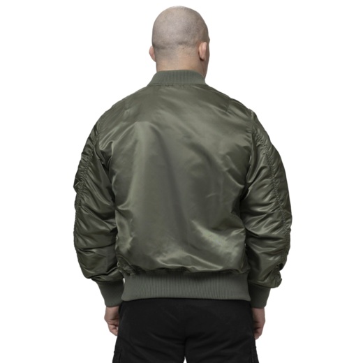Kurtka bomberka przejściowa PIT BULL "MA-1 AKRON" - oliwkowy