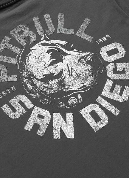 PIT BULL "DOG SD" Men's T-Shirt - Graphite