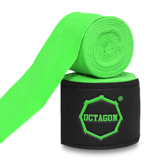 Bandaże bokserskie owijki Octagon 3 m Fightgear Supreme Basic - jasny zielony