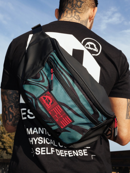 Saszetka MANTO GRID XXL zielone camo