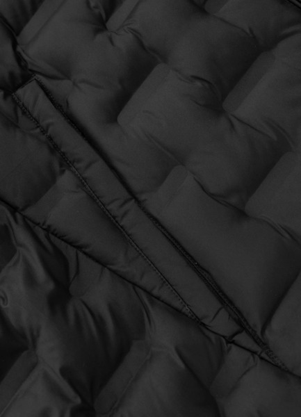 Kurtka zimowa PIT BULL pikowana z kapturem "CAMINO" - czarny