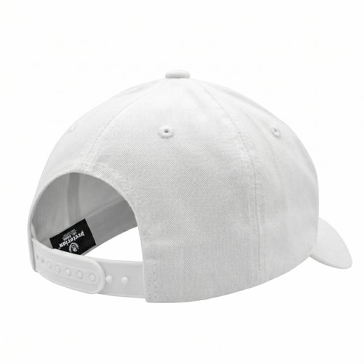 Czapka z daszkiem Pretorian "Logo 3D Black" - biała