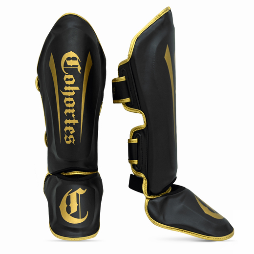 Cohortes "Gold Armis" shin and foot protectors