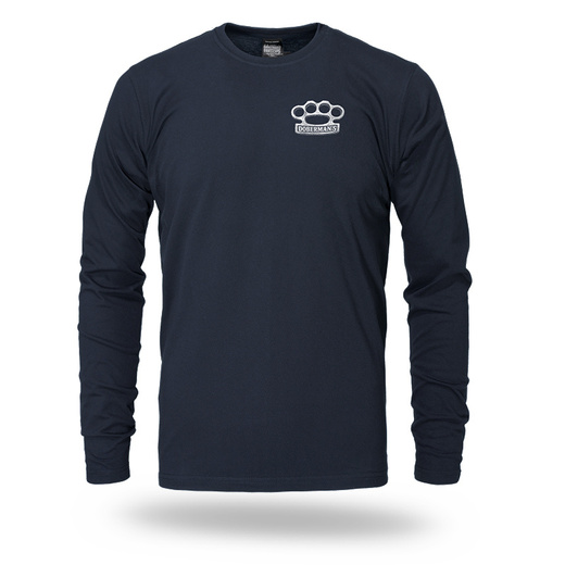 Longsleeve Dobermans Aggressive "ONE CREW GANGLAND" LS384 - granatowy