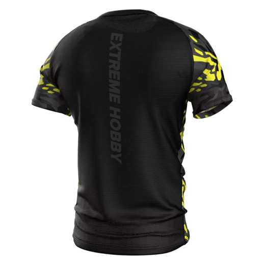 Koszulka techniczna Extreme Hobby | Black Panther - czarny/żółty