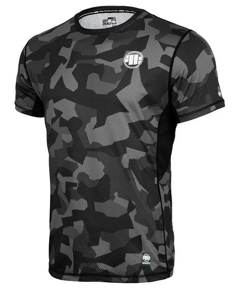 Koszulka treningowa Mesh Pit Bull "Dillard" - czarno szara