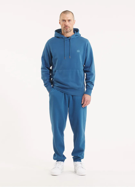  PIT BULL Washed Men&#39;s Hoodie &quot;Lancaster II&quot; - Blue