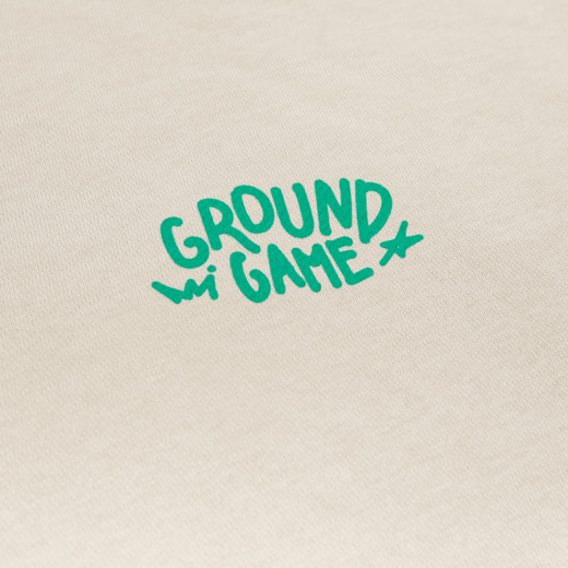Bluza bez kaptura Crewneck Ground Game "Fukutsu" - beżowy
