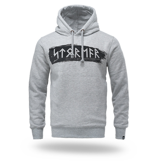 Bluza z kapturem Dobermans Aggressive "STORMER BK387" - szara