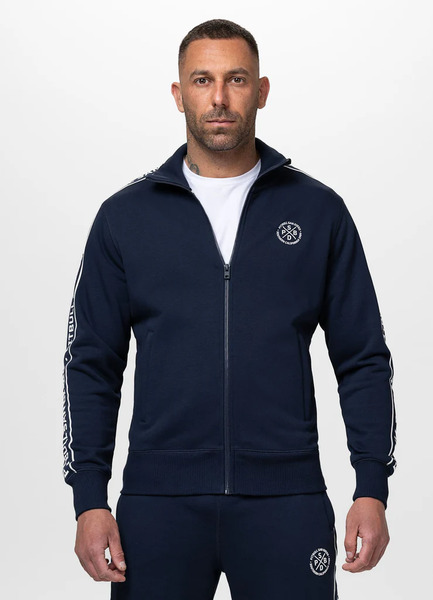 Bluza męska rozpinana PIT BULL "NEXUS" - granatowy