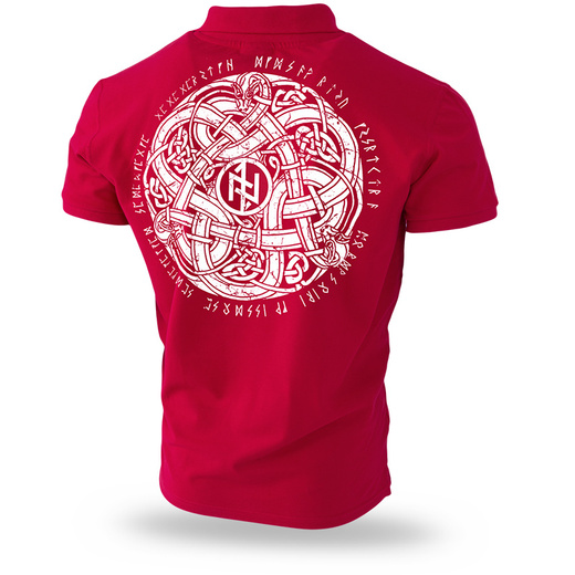Dobermans Aggressive Polo Shirt "CELTIC III" TSP139 - red