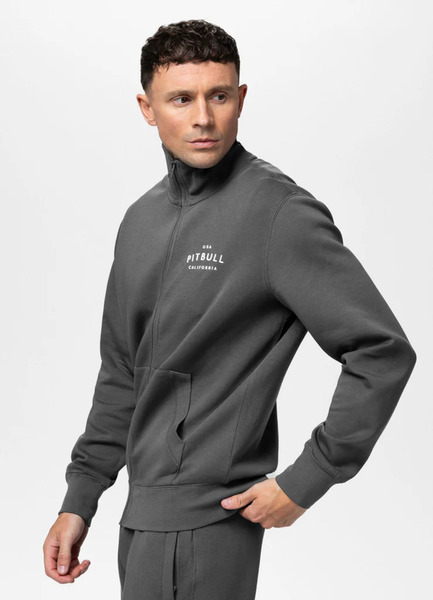 Bluza rozpinana PIT BULL "SAMPSON" - grafitowy