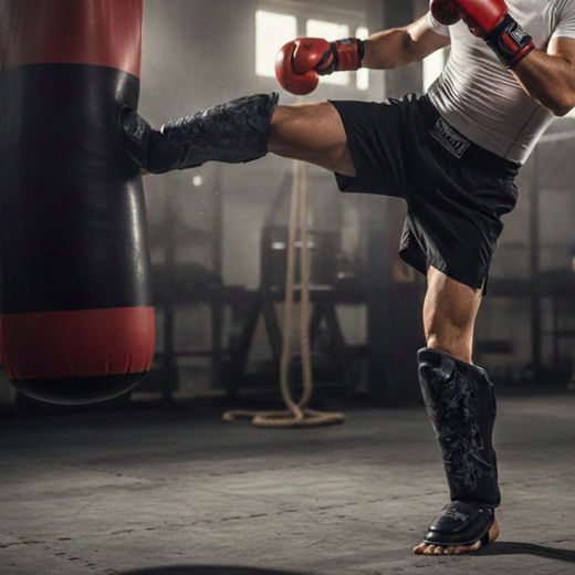 Ground Game "Samurai Shadow" Shin Guards