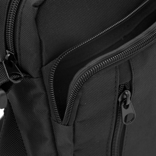 Shoulder bag Pretorian "Shield - Brown" - black