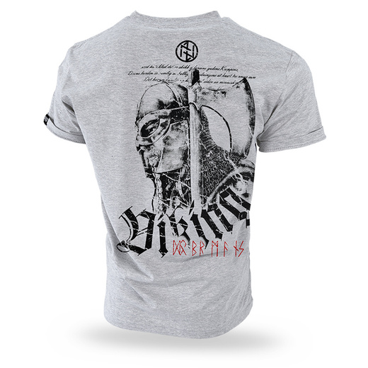 T-shirt Dobermans Aggressive &quot;VIKING&quot; TS126 - gray