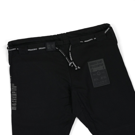 Kimono / Gi for BJJ Ground Game "Champion 3.0" - shadow black