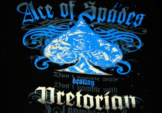 Koszulka Pretorian "Ace Of Spades" - czarna