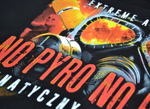 Koszulka Extreme Adrenaline "No pyro no party!" 