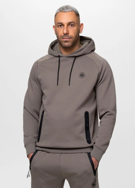 Bluza męska z kapturem PIT BULL "DOGWOOD" - taupe