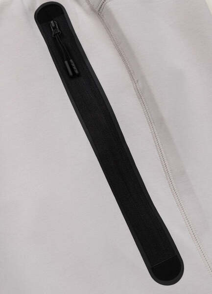  PIT BULL men's sweat shorts "DOGWOOD POCKET" - white and blue