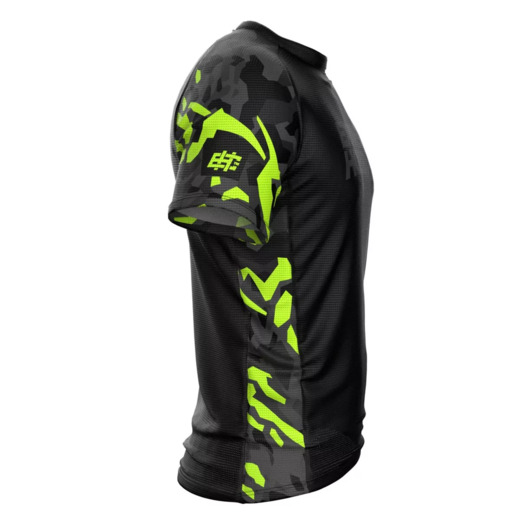 Koszulka techniczna Extreme Hobby | Black Panther - czarny/limonka