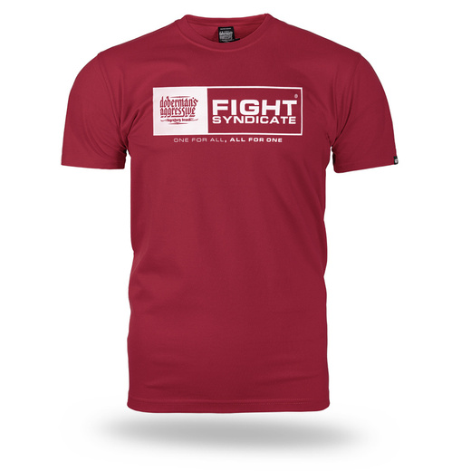 Koszulka T-shirt Dobermans Aggressive "FIGHT SYNDICATE TS420" - czerwona