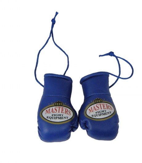 Masters boxing glove keychain 2 - blue