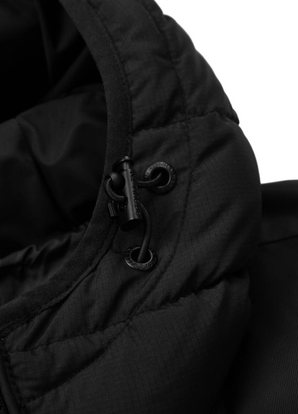 Kurtka zimowa pikowana z kapturem PIT BULL "DILLON" - czarny