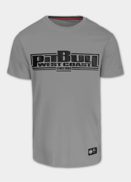 Koszulka PIT BULL slim fit "Classic Boxing" - szara