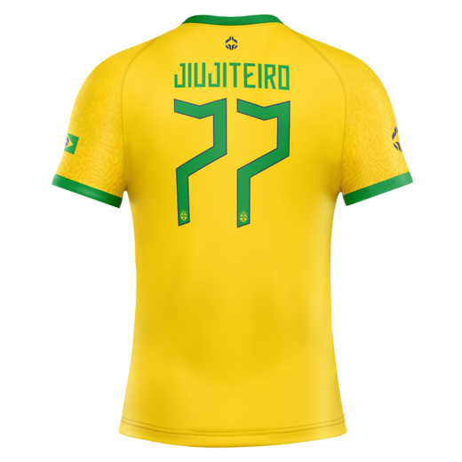 Rashguard GROUND GAME Brazil Football krótki rękaw