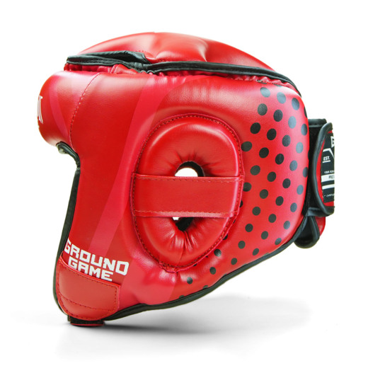 Ground Game &quot;Cyborg&quot; boxing helmet - red