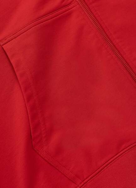 PIT BULL "USA" Zip-Up Hoodie - Red