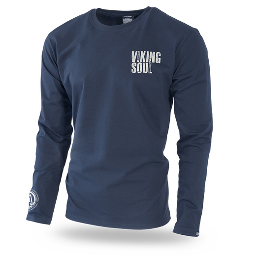 Longsleeve Dobermans Aggressive "VIKING SOUL" LS211" - navy blue