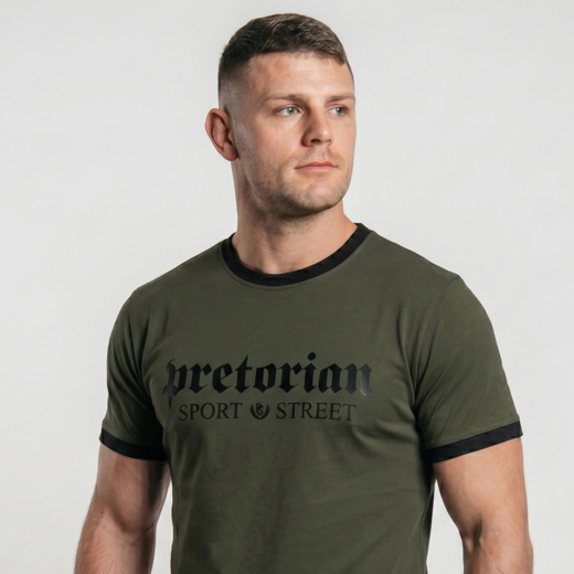 Pretorian Ringer "Sport & Street" T-Shirt - Olive