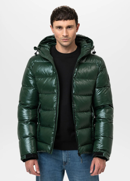 Kurtka zimowa PIT BULL "PEPPERWOOD" - ciemny zielony