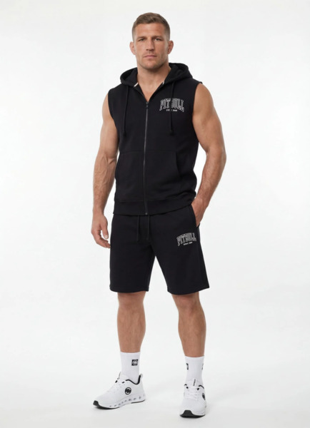 PIT BULL "BADGER" Men's Sweat Shorts - Black