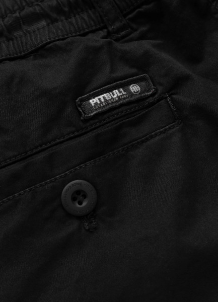Szorty chino PIT BULL "FLETCHER" - czarny