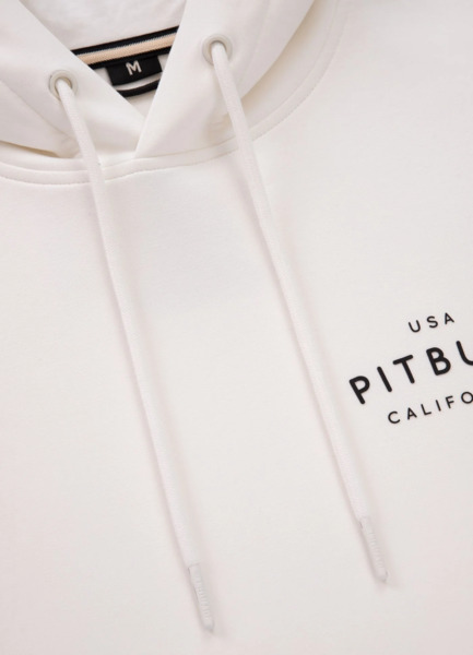 Bluza męska z kapturem PIT BULL "SAMPSON" - off white