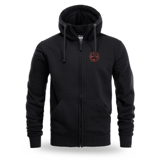 Dobermans Aggressive &quot;THORS CROSS BZ386&quot; Zip Hoodie - Black
