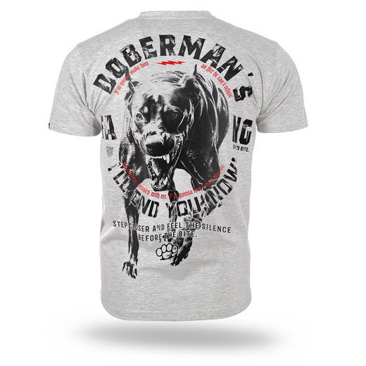 Dobermans Aggressive T-shirt "BIGDOG TS406" - gray