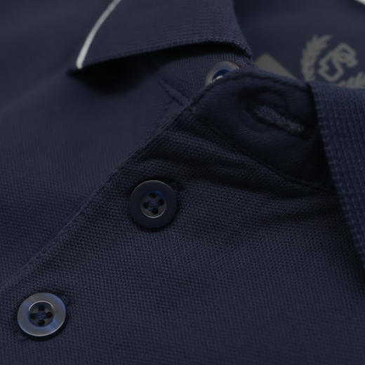 Koszulka polo damska Pretorian Line "PS" - granatowa