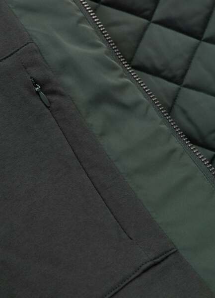 Kurtka pikowana przejściowa bejsbolówka PIT BULL "JUPITER" - ciemny zielony