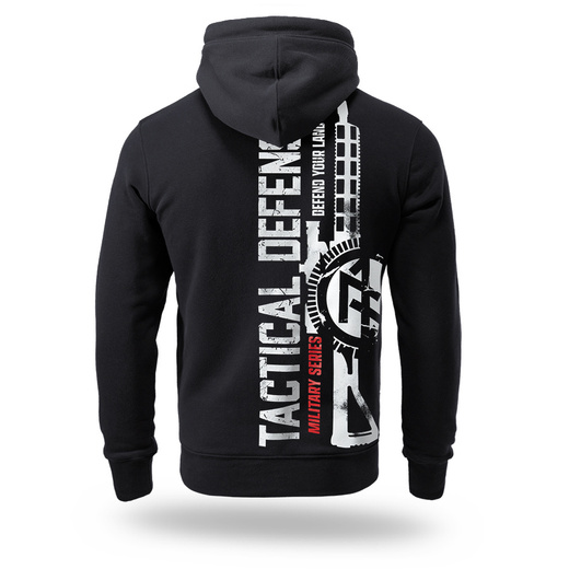 Bluza z kapturem Dobermans Aggressive "TACTICAL DEFENSE BK399" - czarna